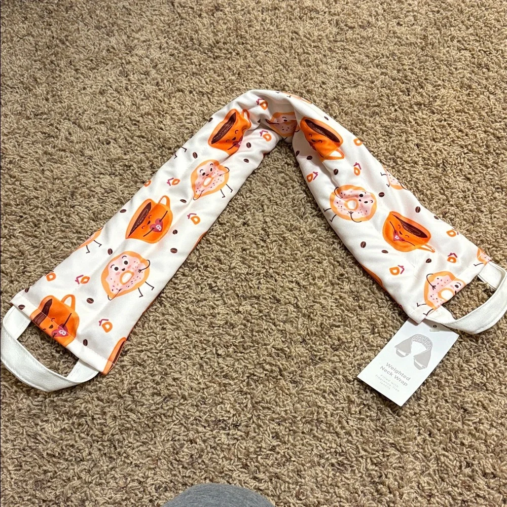 Dunkin Donuts weighted neck wrap